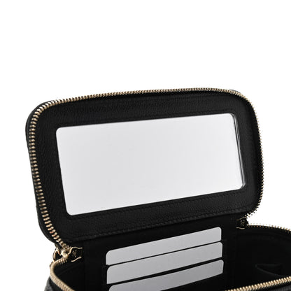 Chanel Caviar Quilted Small Tiny CC Vanity Case With Chain Black 8 of 12