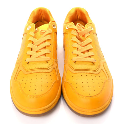 Christian Dior Smooth Calfskin Oblique Galaxy Mens B27 Low Top Sneakers 45 Yellow 2 of 10