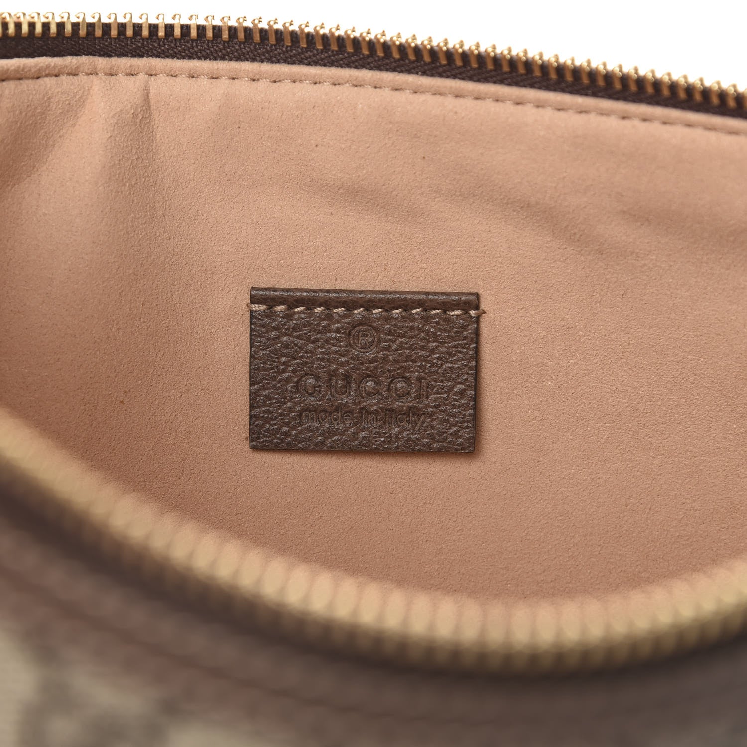 Gucci GG Supreme Monogram Large Ophidia Pouch Clutch Brown 6 of 8