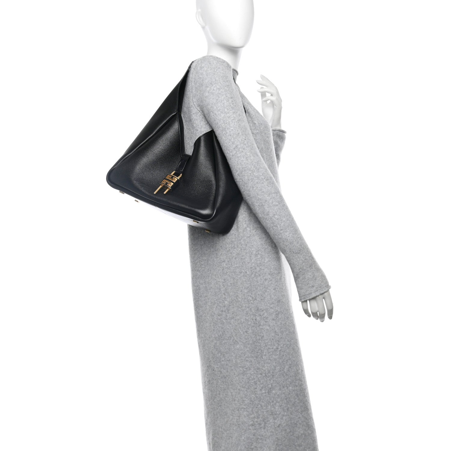 Givenchy Calfskin Medium G-Lock Hobo Black 2 of 10