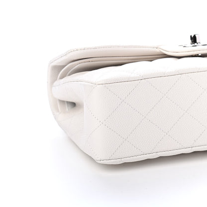 Chanel Caviar Quilted Small Double Flap White 8 of 9