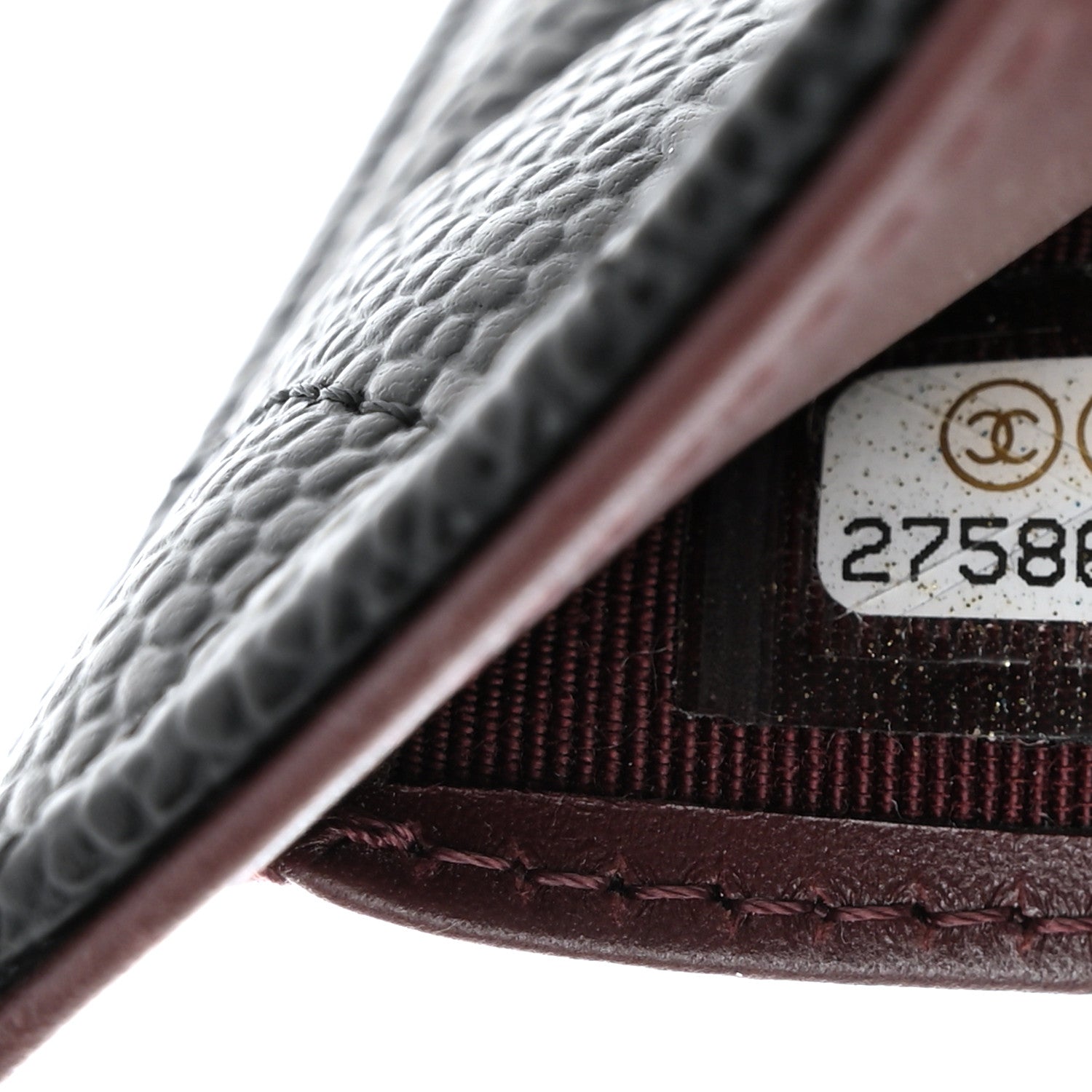 Chanel Caviar Quilted Compact Flap Wallet Black 8 of 9