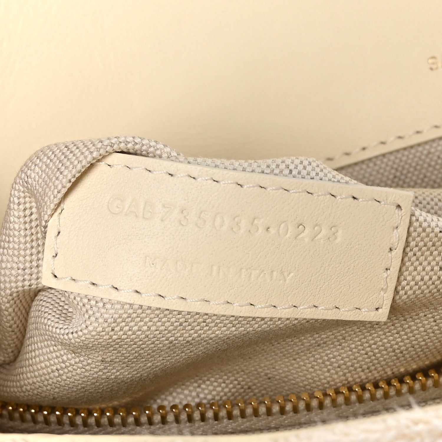 Saint Laurent Terry Patchwork Monogram Medium Jamie Tropical Sand 6 of 10