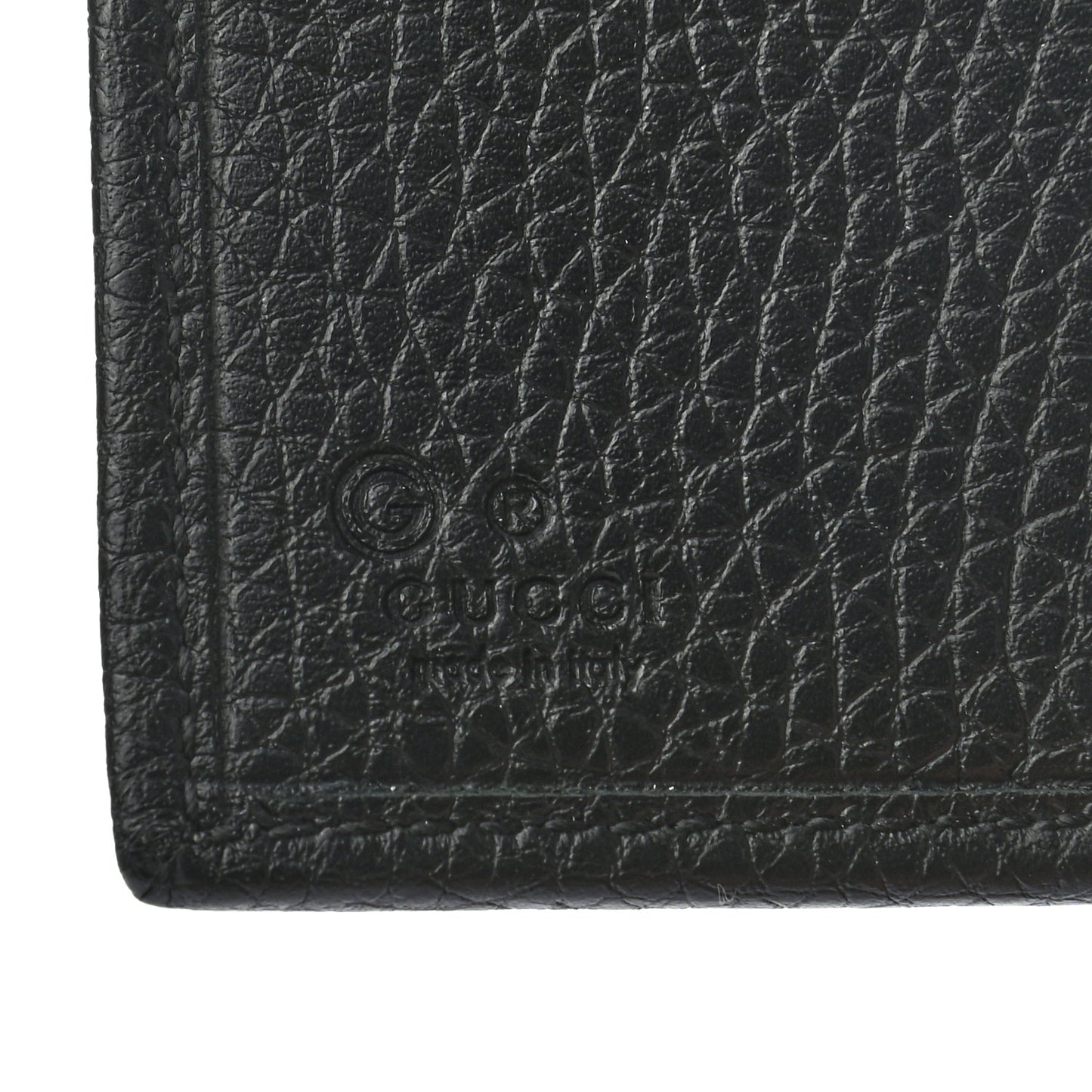 Pebbled Calfskin Soho Compact Flap Wallet Black