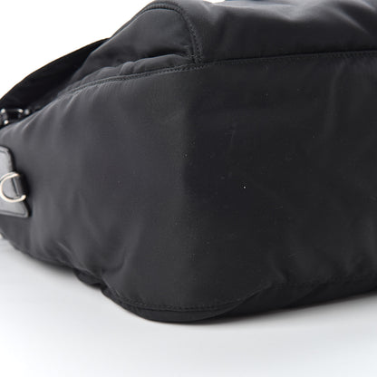 Prada Nylon Vela Messenger Bag Black 9 of 13
