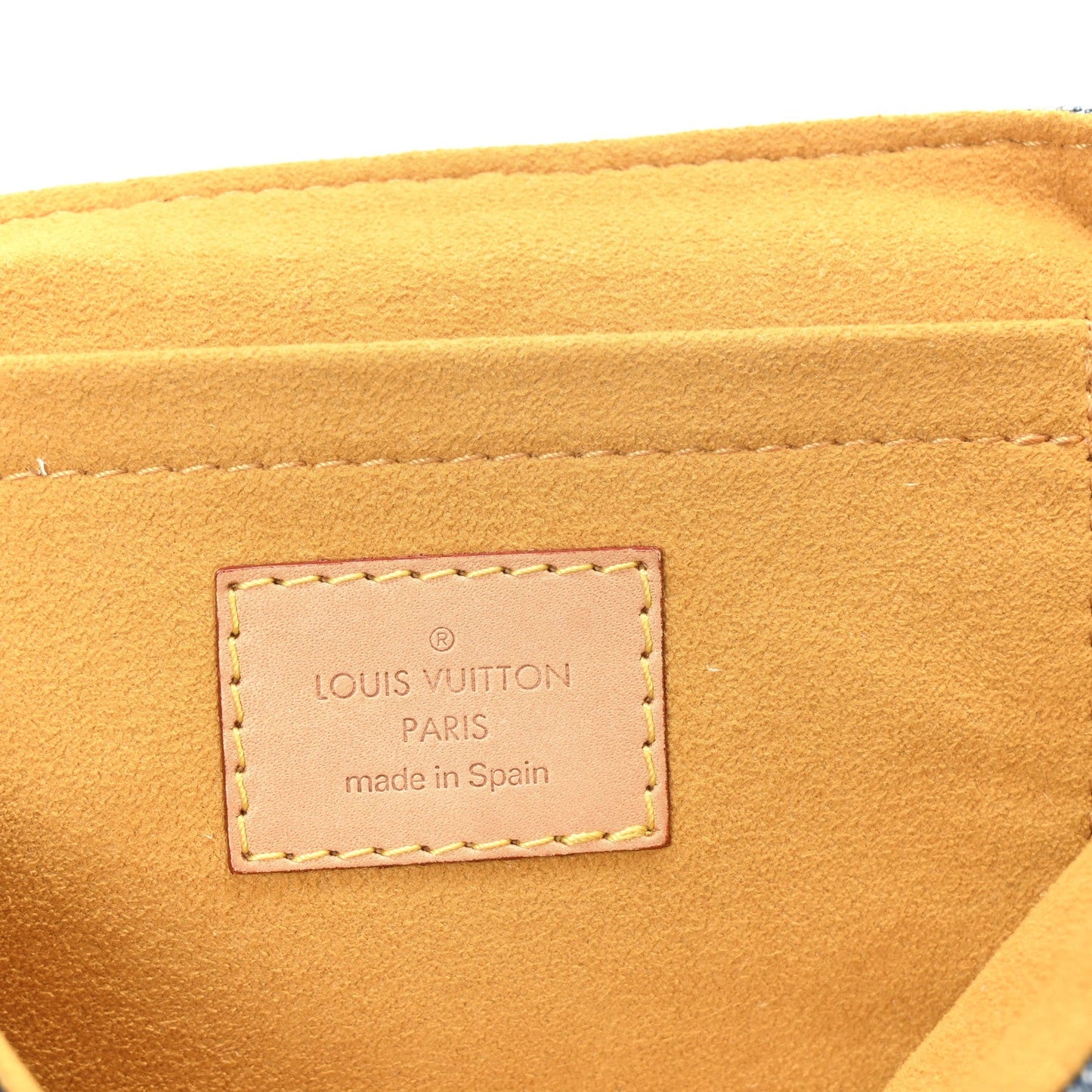 Monogram Denim Mini Pleaty Blue