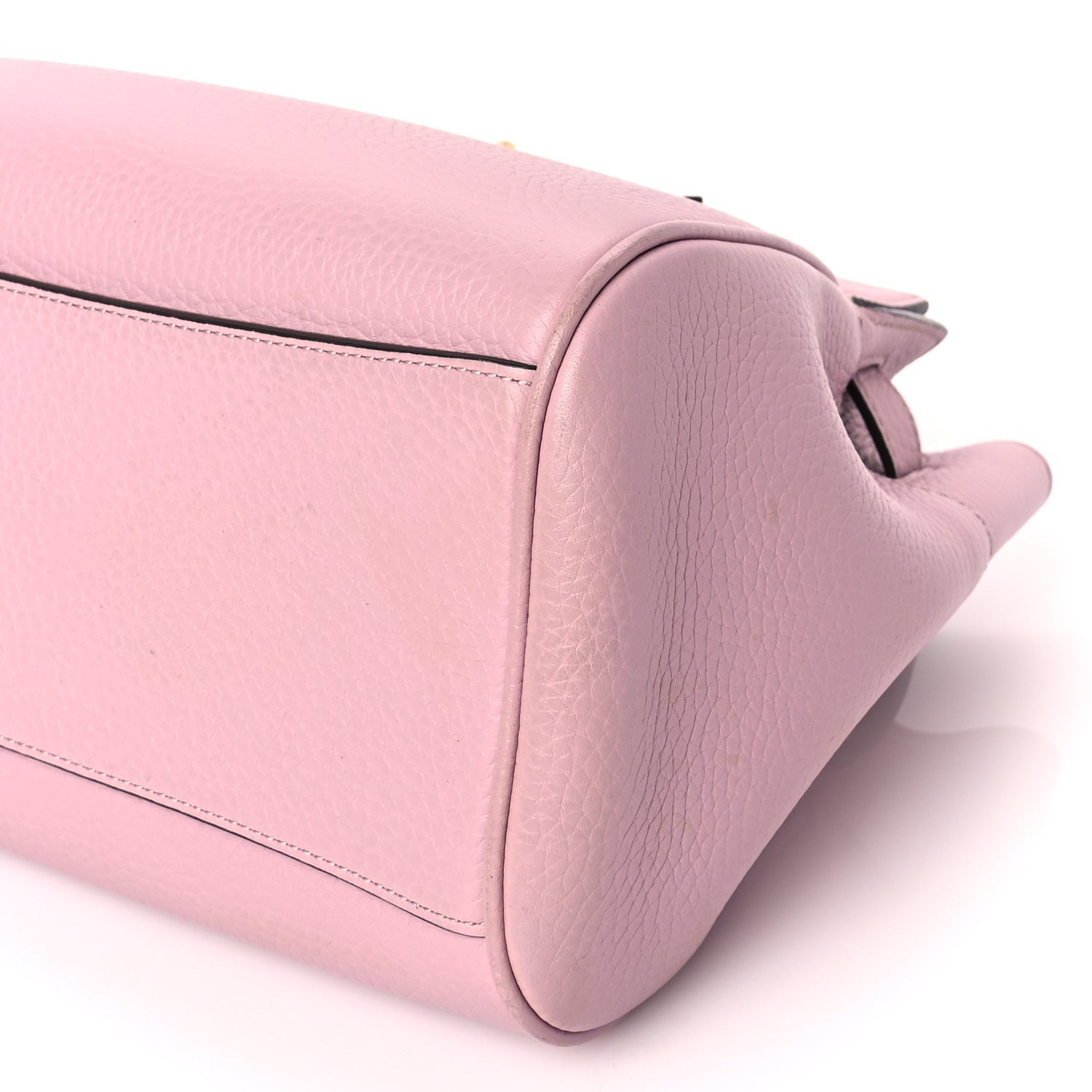 Mulberry Heavy Grain Calfskin Small Belted Bayswater Tote Powder Pink Powder Pink 7 of 8