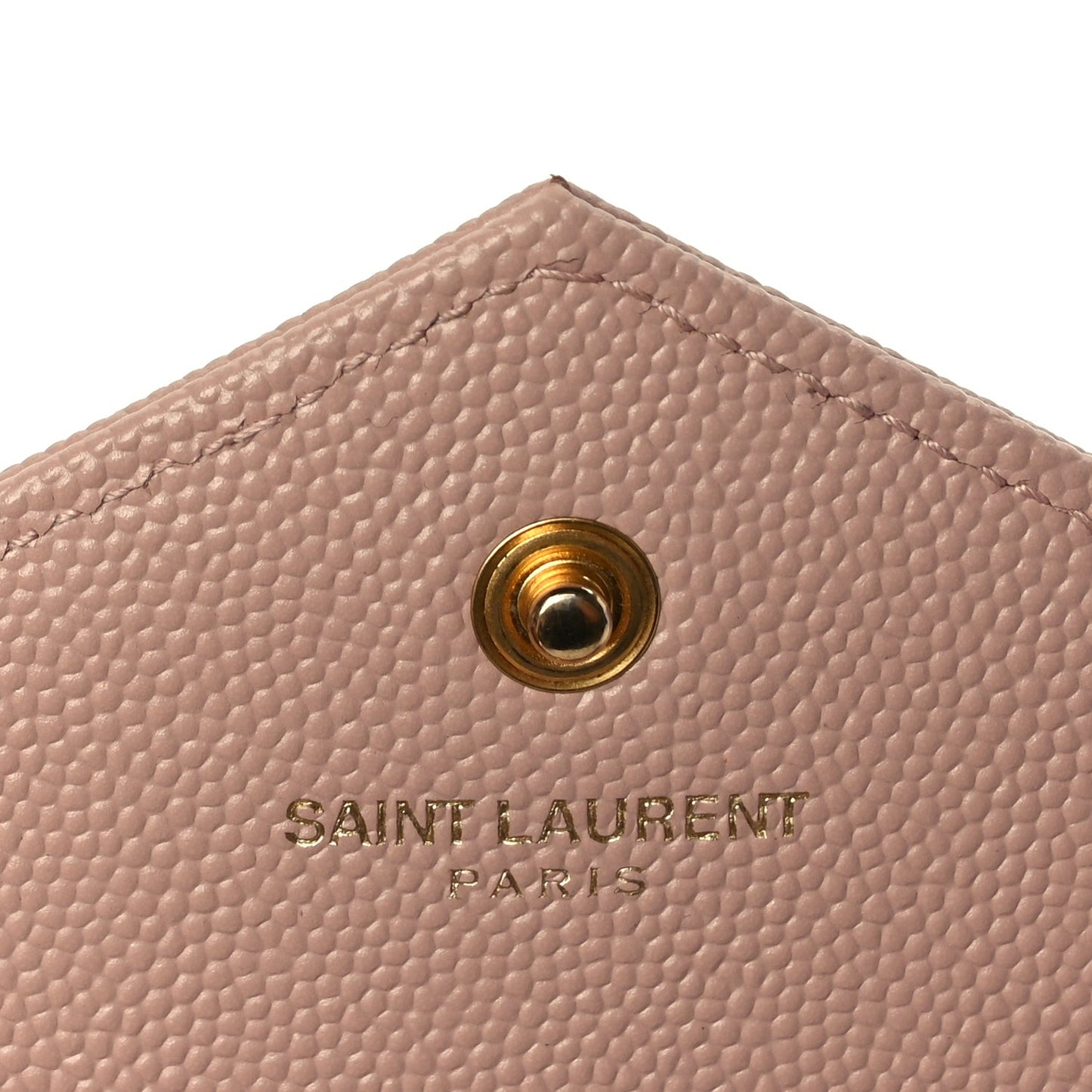 Grain De Poudre Matelasse Chevron Monogram Chain Wallet Pale Blush
