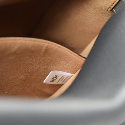 MCM Grained Calfskin Medium Milla Tote Phantom Grey 9 of 10