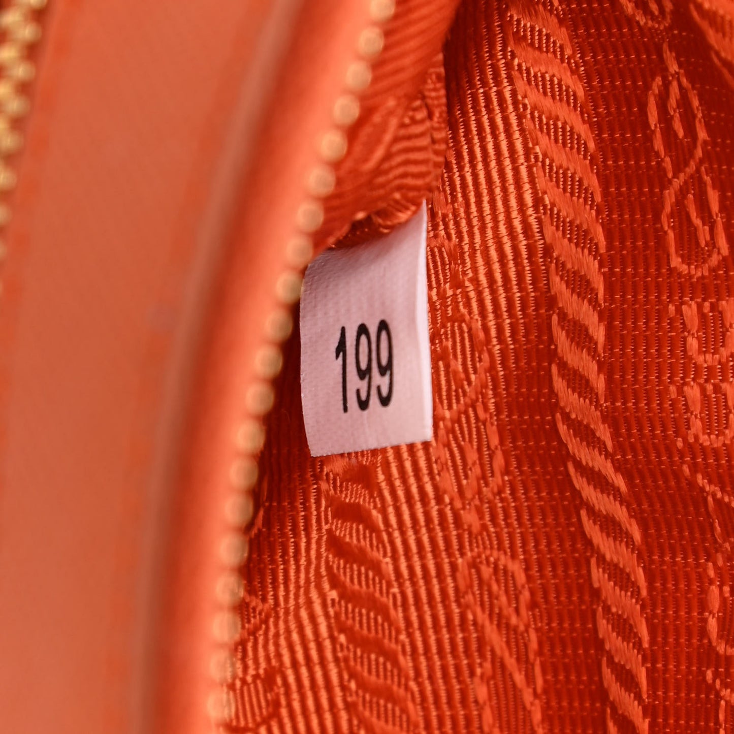 Saffiano Lux Zip Crossbody Bag Papaya