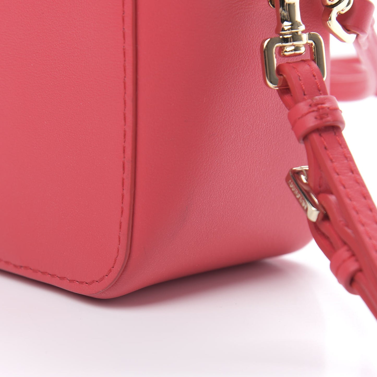 Calfskin Nappa Blossom Pochette With Strap Hibiscus