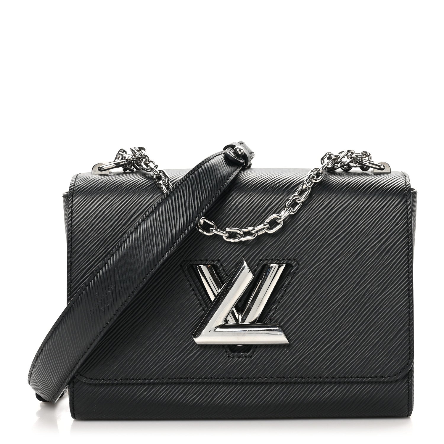 Louis Vuitton Epi Twist Shoulder Bag MM Black 1 of 9
