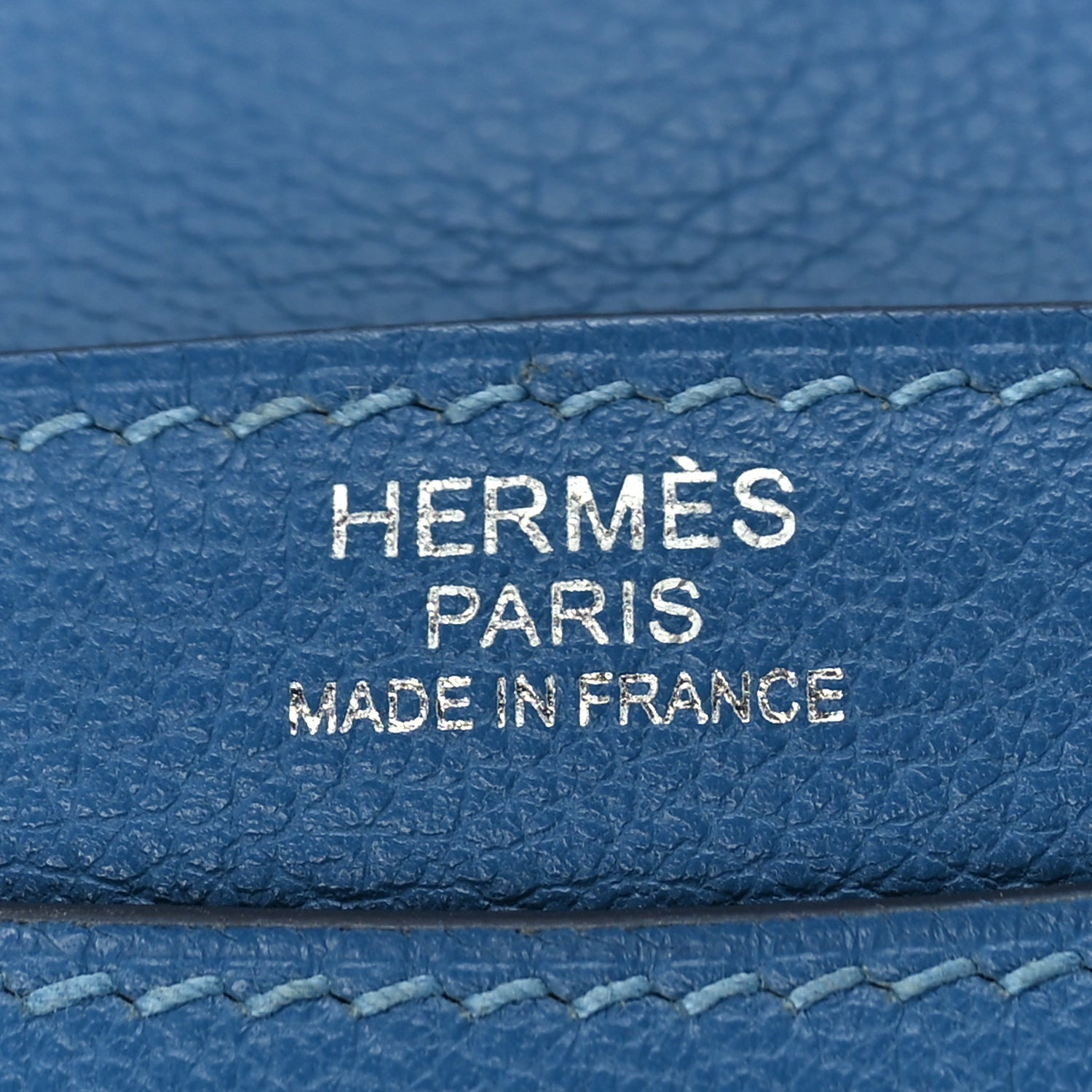 Hermes Evercolor Steve Light Messenger Blue Jean 4 of 8