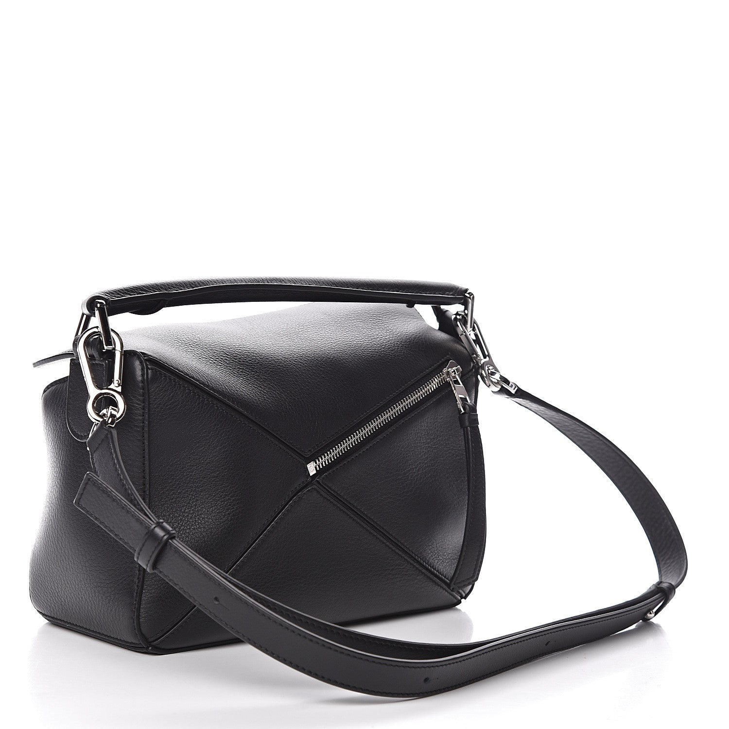 Loewe Calfskin Small Puzzle Bag Black 3 of 9