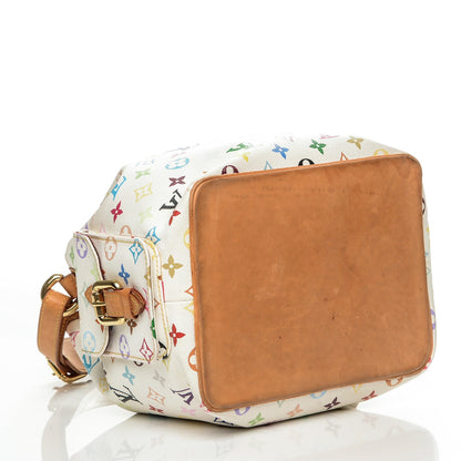Louis Vuitton Monogram Multicolor Petit Noe White 4 of 6