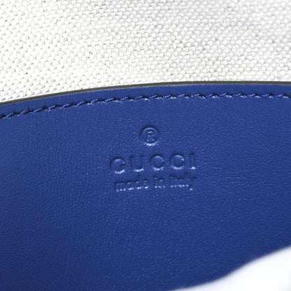 Gucci Calfskin GG Tennis Embossed Sling Backpack Blue 6 of 7