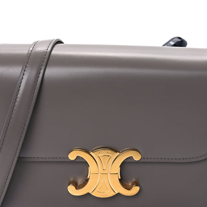 Celine Shiny Calfskin Medium Triomphe  Pebble 11 of 16