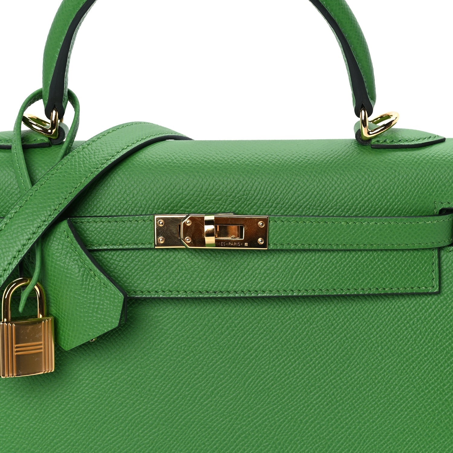 Hermes Epsom Kelly Sellier 25 Vert Yucca 2 of 7