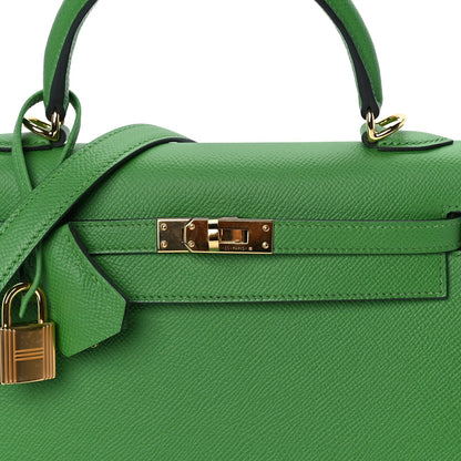 Hermes Epsom Kelly Sellier 25 Vert Yucca 2 of 7