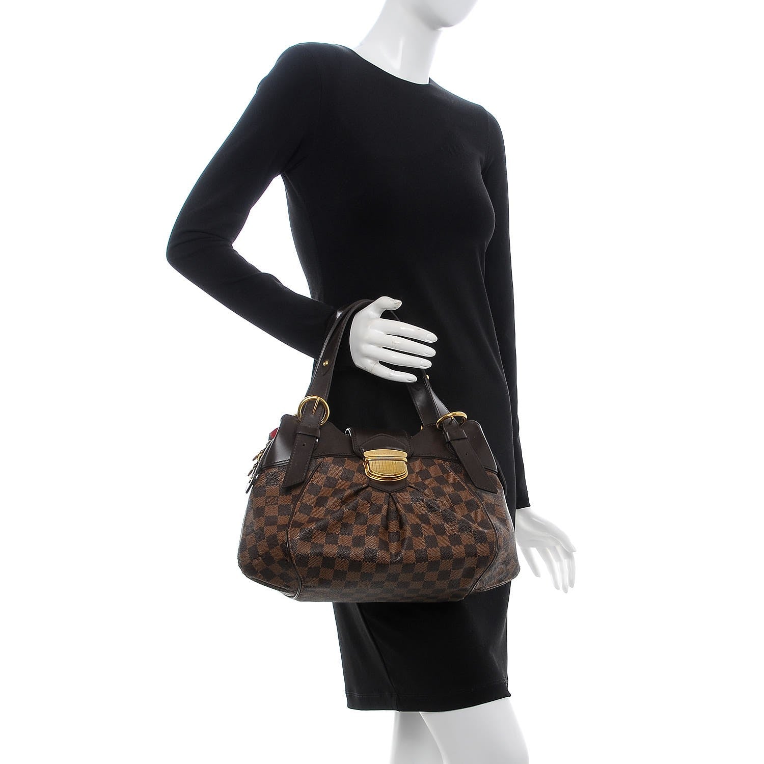 Louis Vuitton Damier Ebene Sistina PM 2 of 8