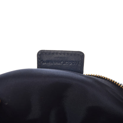 Christian Dior Monogram Mini Saddle Pochette Navy 7 of 10