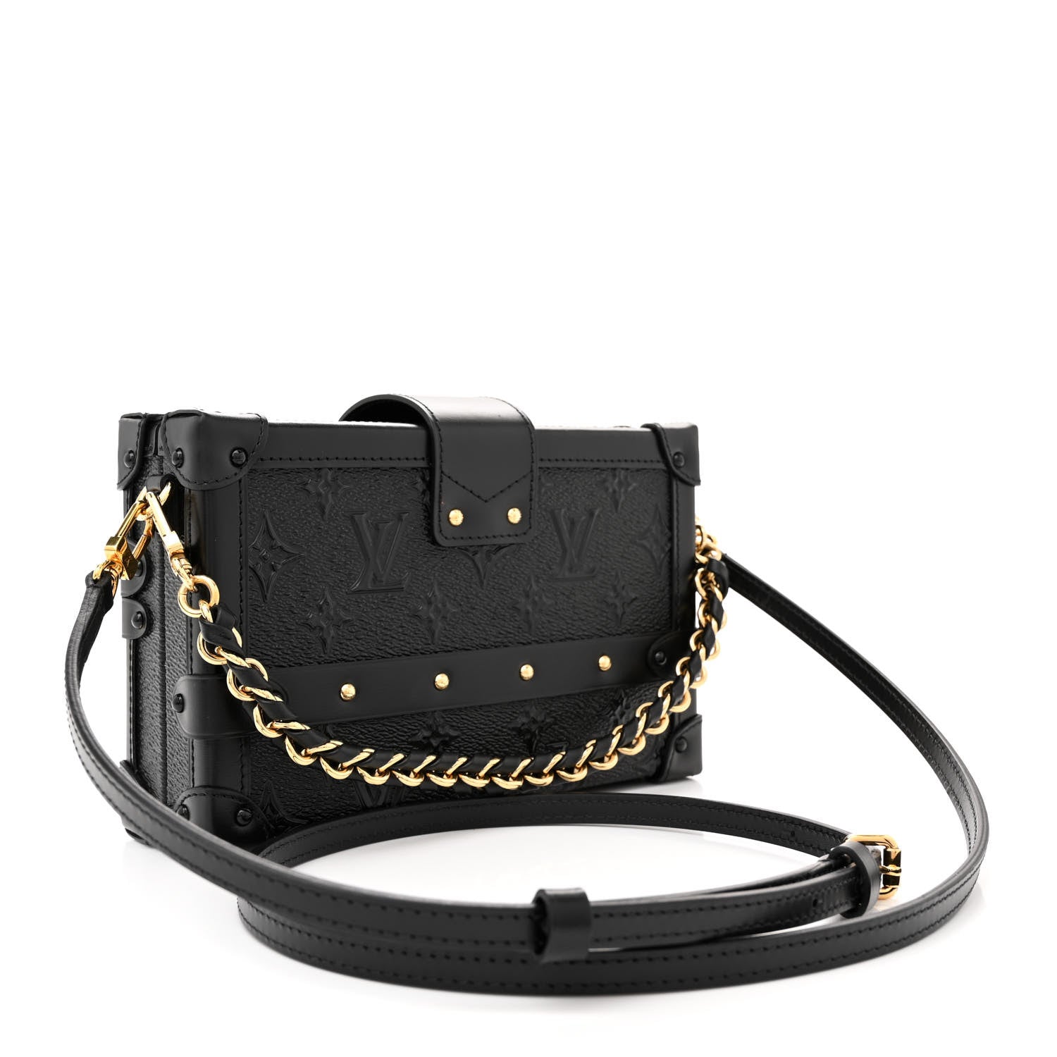 Louis Vuitton Midnight Canvas Petite Malle Black 3 of 10