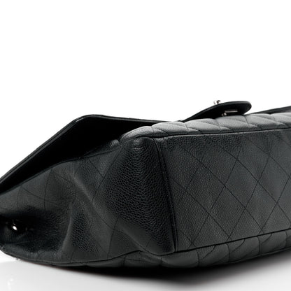 Chanel Caviar Quilted Maxi Single Flap Black 12 of 16