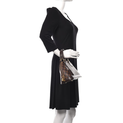 Louis Vuitton Damier Ebene Alma BB 2 of 9