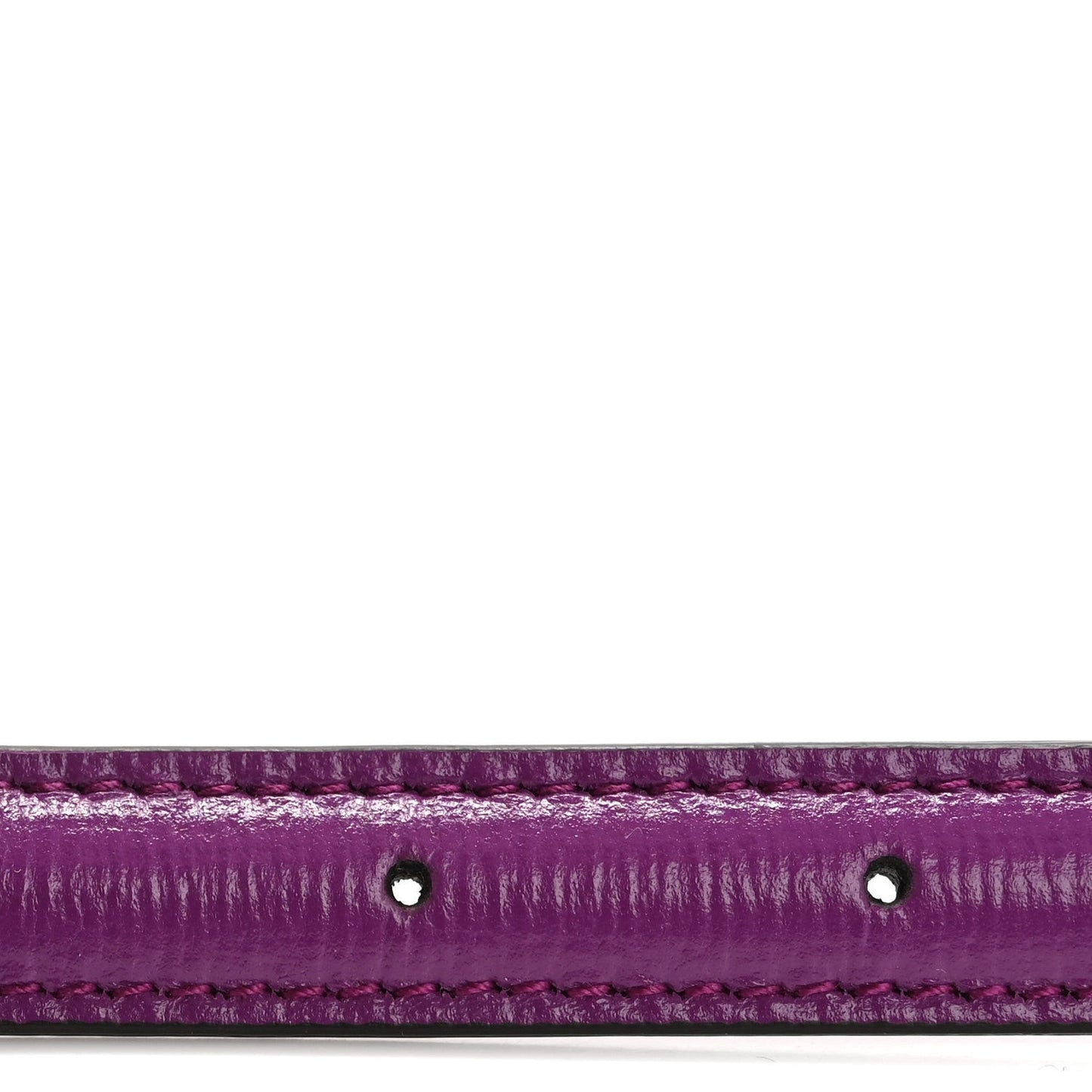 Efesto Leather Womens Horsebit 15/23mm Belt 95 38 Purple