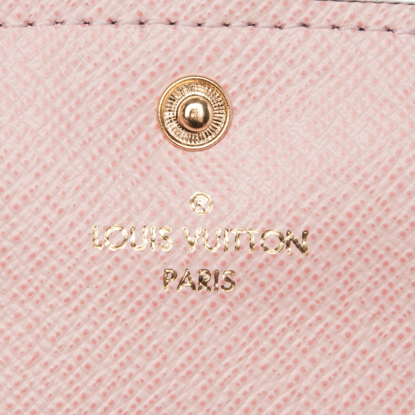 Monogram Emilie Wallet Rose Ballerine