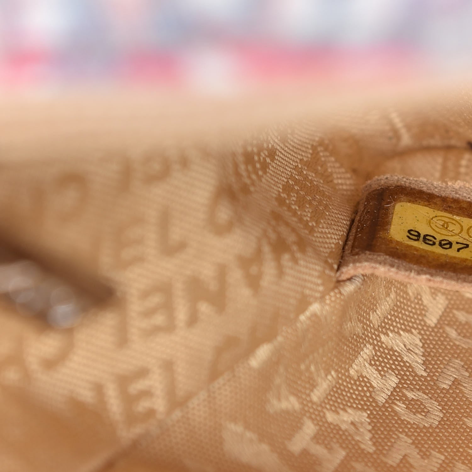 Chanel Canvas Watercolor Tweed Print Clover Small Flap Multicolor 9 of 11