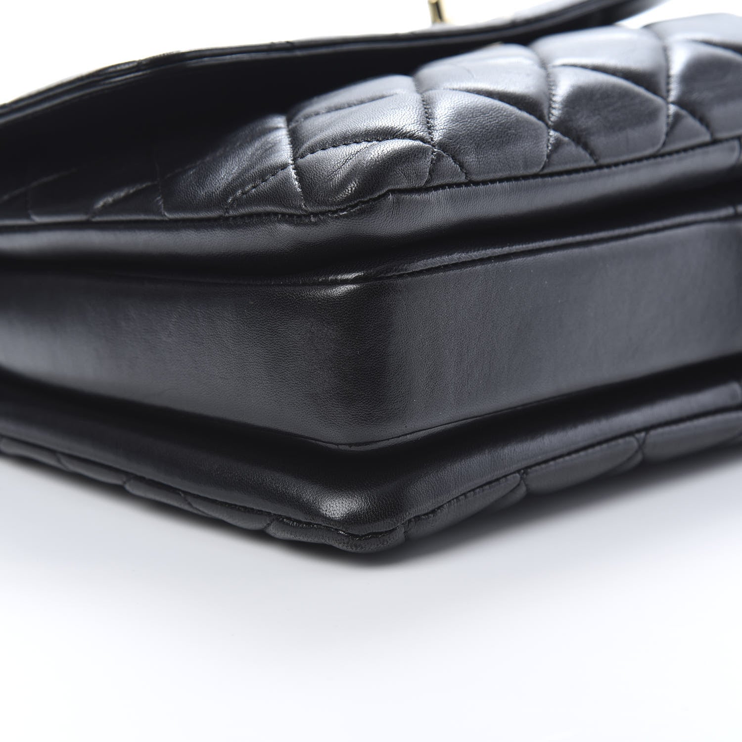 Chanel Lambskin Quilted Medium Trendy CC Flap Dual Handle Bag Black 10 of 12