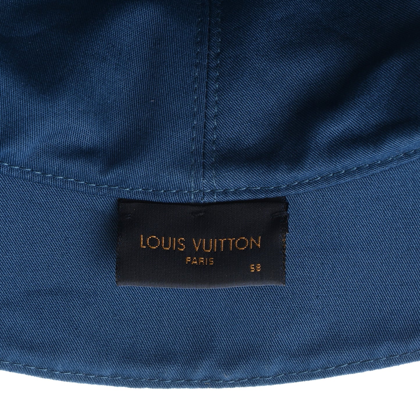 Monogram Denim Transformable Bob Bucket Hat 58 Blue