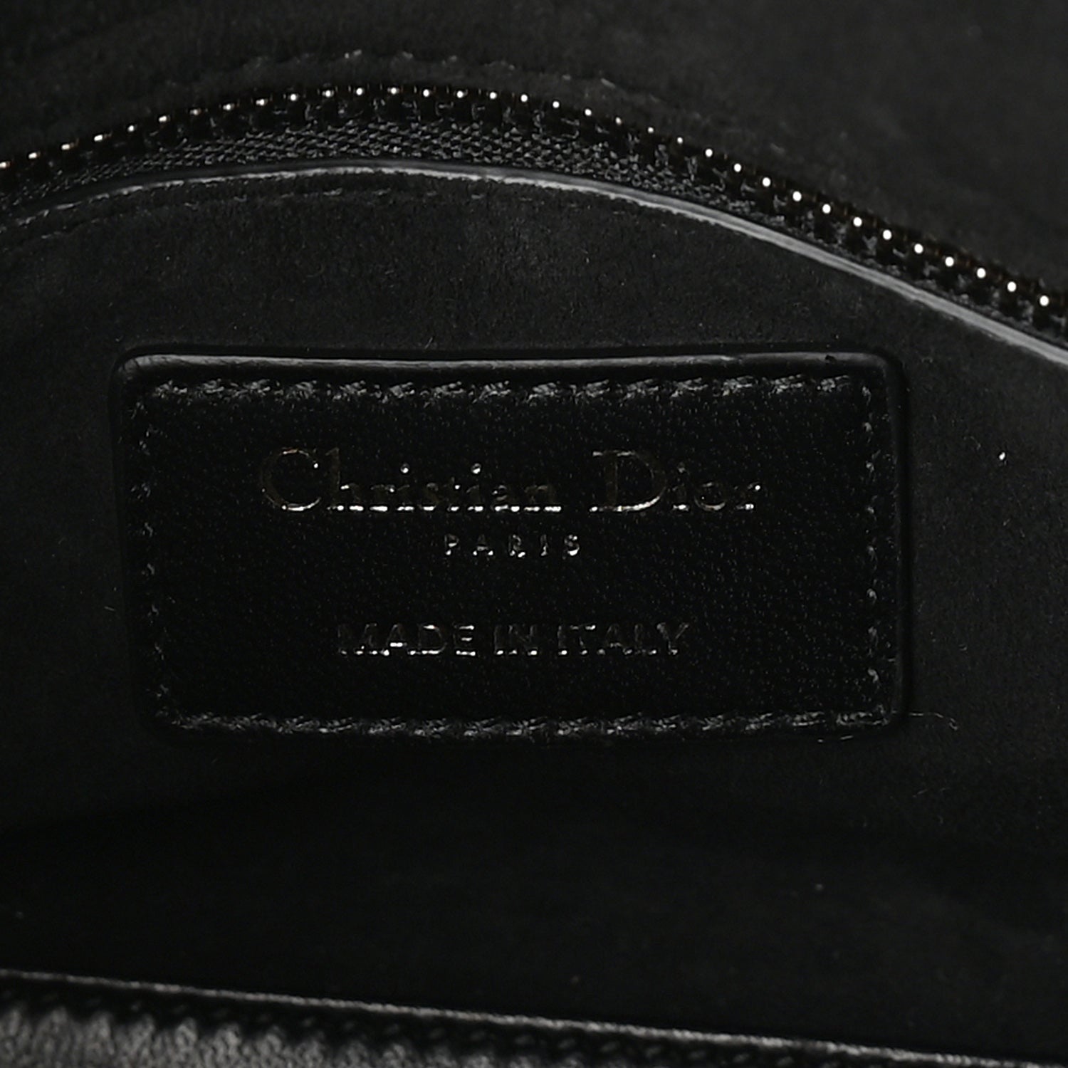 Christian Dior Lambskin Embroidered Mini C'est I Feel Blue Lady Dior  Black 5 of 8