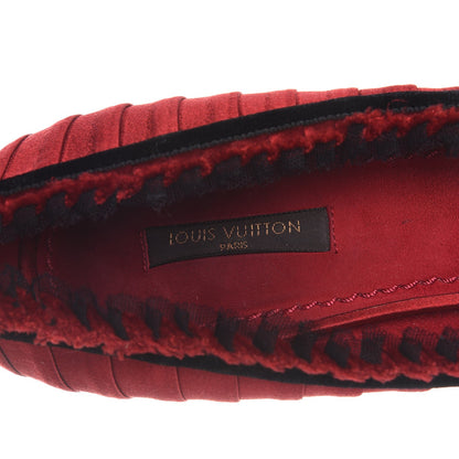 Louis Vuitton Satin Balmoral Pumps 40 Red 9 of 10