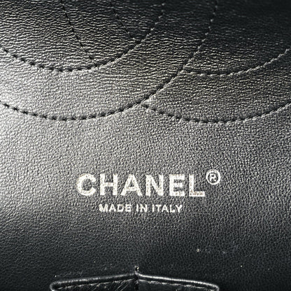 Chanel Lambskin Quilted Jumbo Double Flap So Black So Black 5 of 9