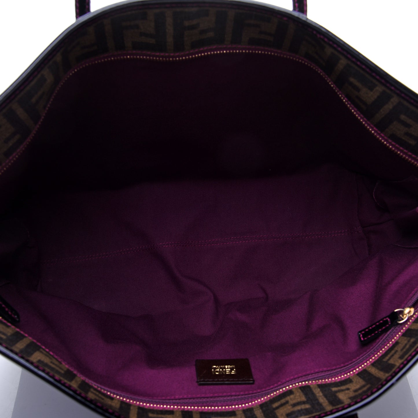 Zucca Spalmati Clover Lady Bug Roll Tote Tobacco