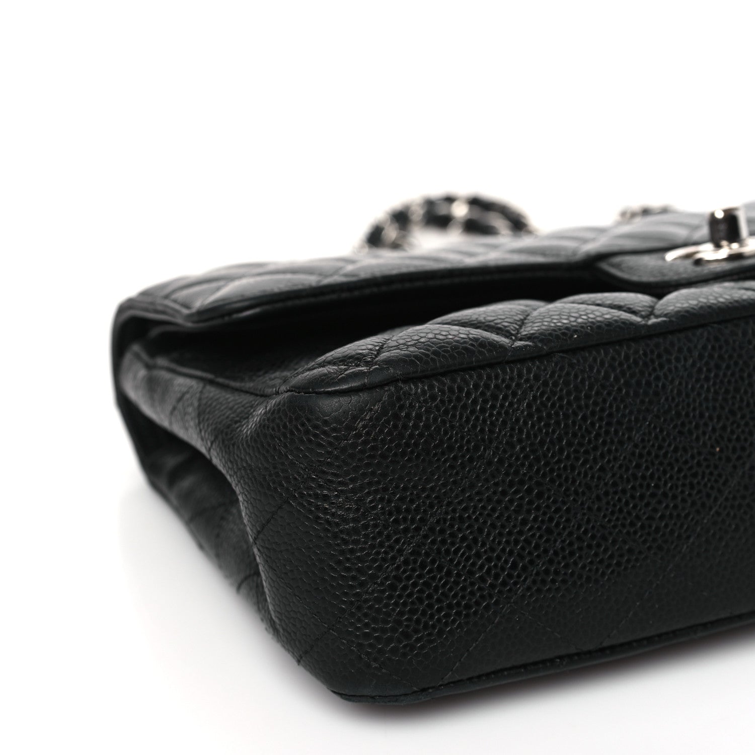 Chanel Caviar Quilted Medium Double Flap Black 8 of 11