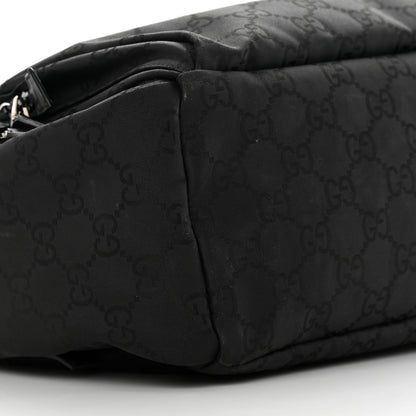 Gucci Nylon Monogram Extra Large Satchel Black 9 of 12