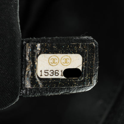 Chanel Lambskin Vertical Stitch Jumbo Single Flap Black 8 of 10