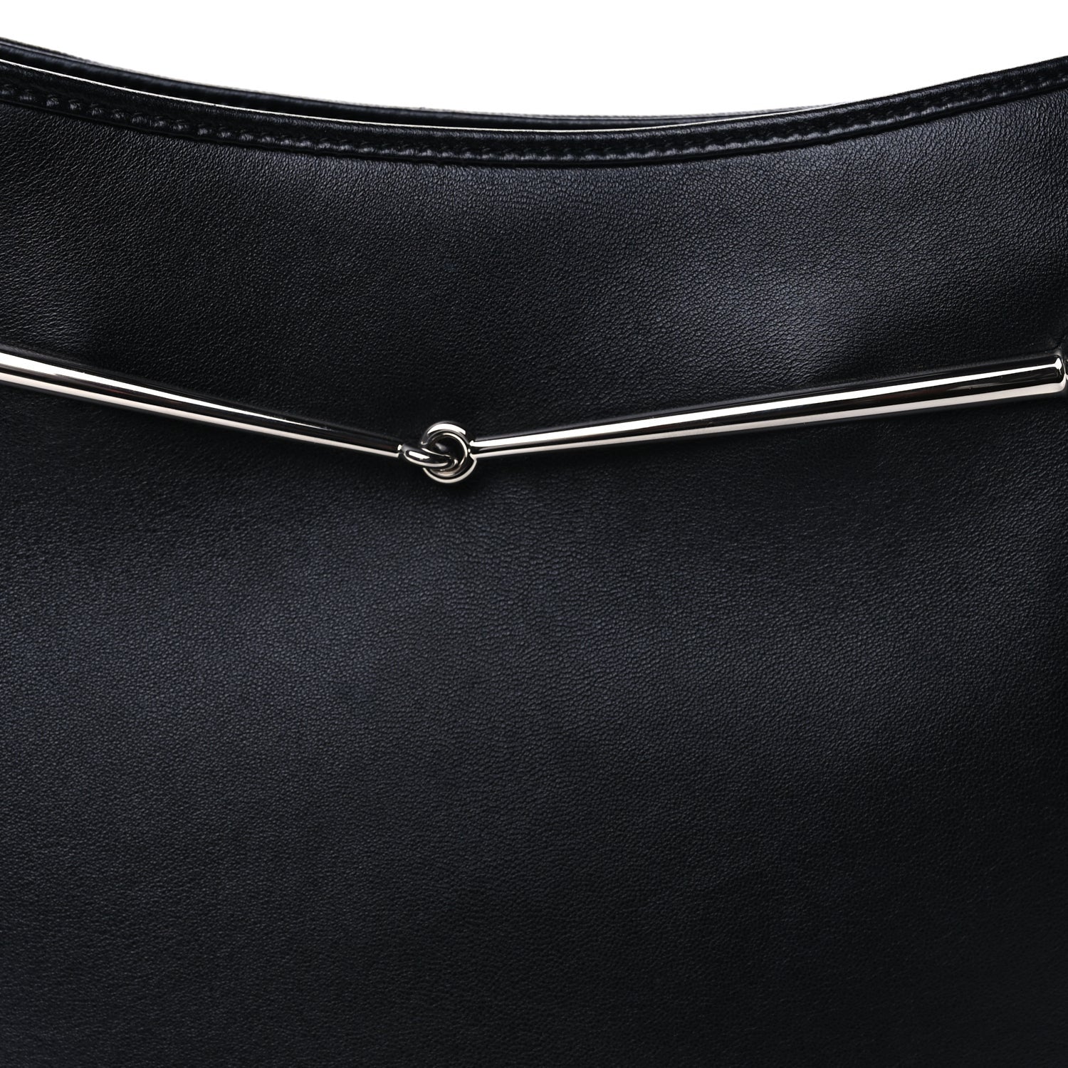Gucci Calfskin Horsebit Slim Shoulder Bag  Black 6 of 8