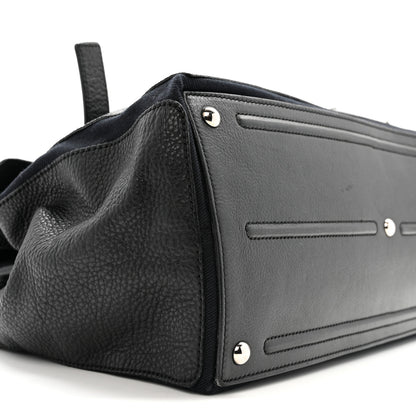 Saint Laurent Calfskin Canvas Large Muse Two Black 9 of 16