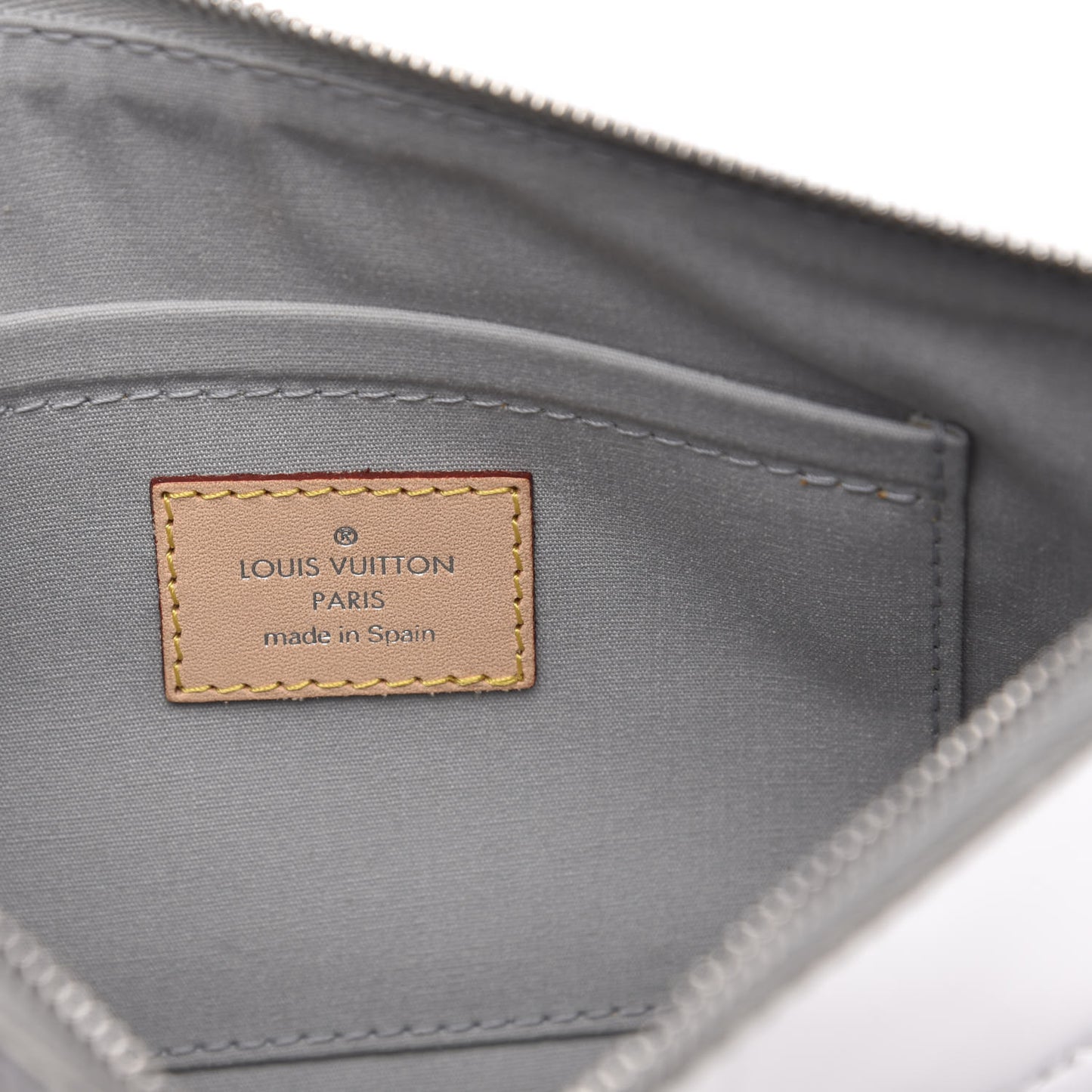 Monogram Miroir Inventeur Pochette Plat Silver