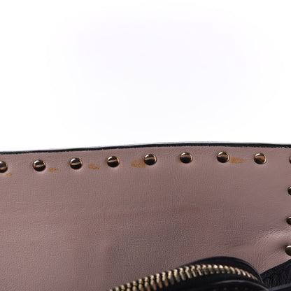 Valentino Garavani Vitello Small Rockstud Top Handle Tote Black 13 of 16