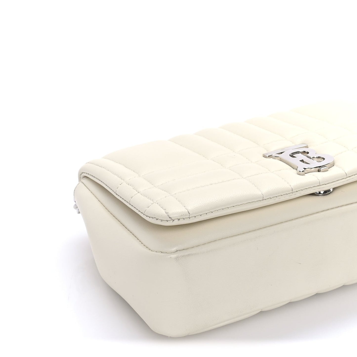 Lambskin Quilted Small Lola Bag Pale Vanilla