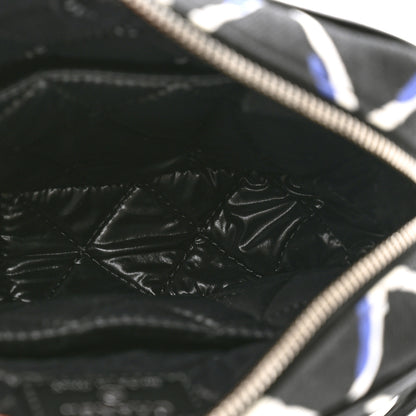 Chanel Canvas Airline Cosmetic Case Blue White 5 of 7