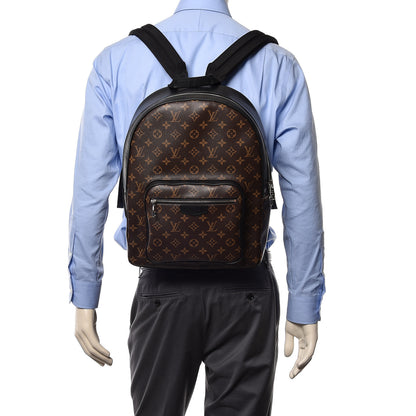 Louis Vuitton Monogram Macassar Josh NM Backpack 2 of 11