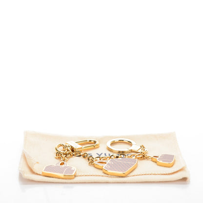 Louis Vuitton Monogram Iconic Speedy Bag Charm Chain Gold 5 of 5