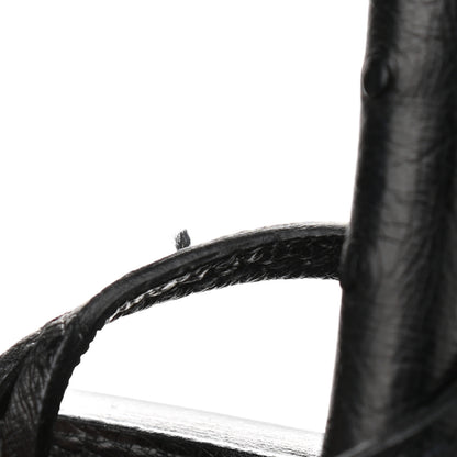 Hermes Ostrich Birkin 30 Black 36 of 41