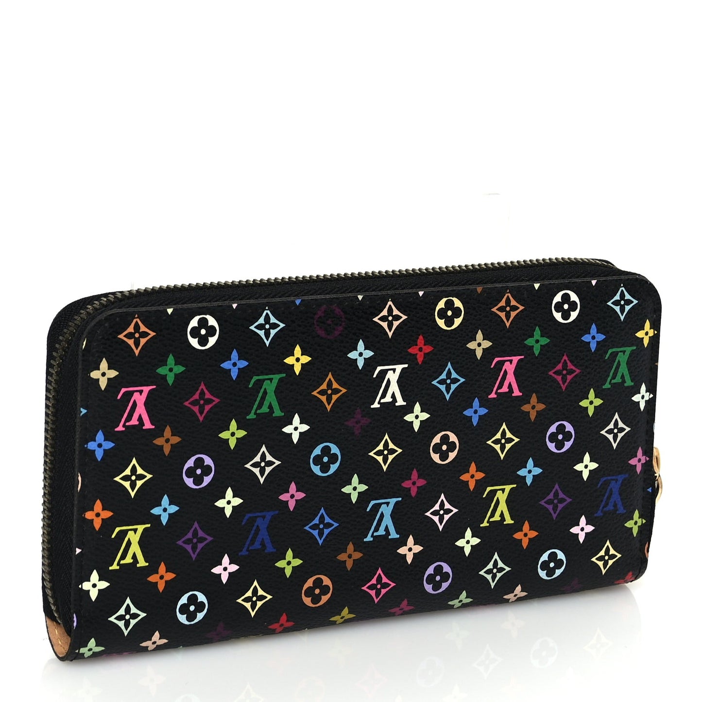 Monogram Multicolour Zippy Wallet Black